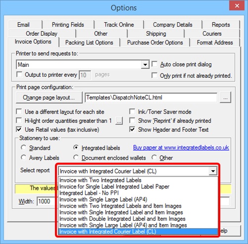 Courier Rule Setup 2