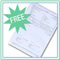 Receive a free sample of integrated label invoice paper to try out.